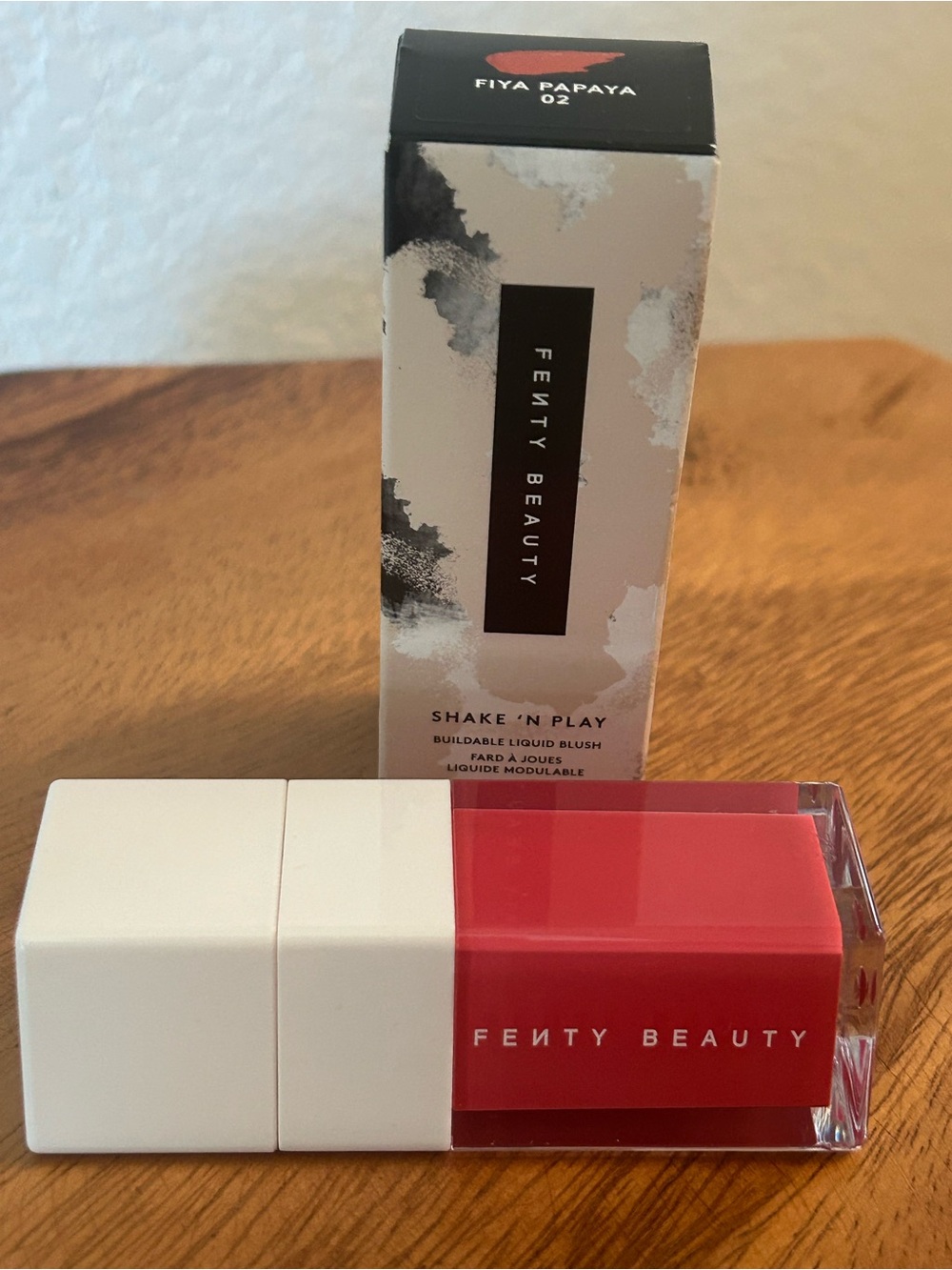 NIB★Fenty Beauty  Shake 'N Play Liquid Blush in Fiya Papaya